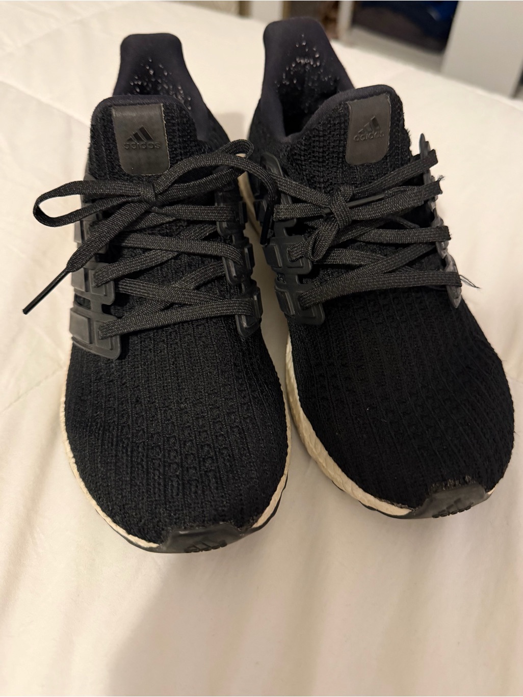 Adidas Womenâs Black Boost Sneaker
